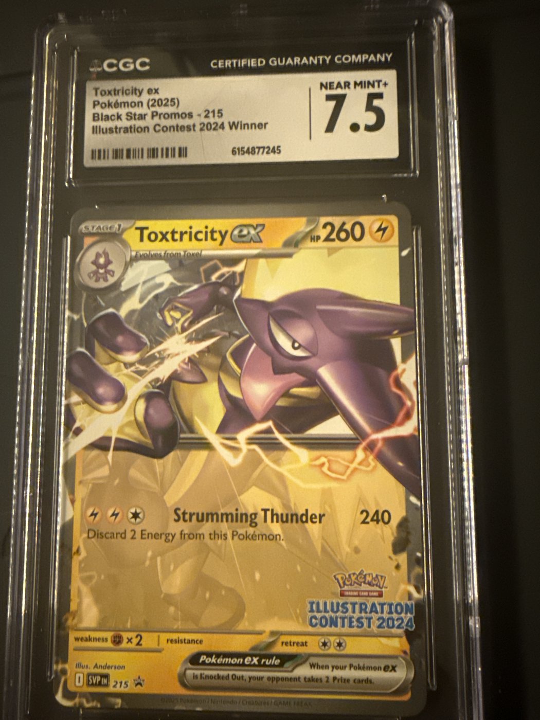 Pokémon (2025) Black Star Promos - Illustration Contest 2024 Winner #SVP IN 215